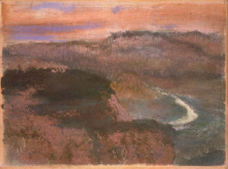 Edgar Degas Landscape oil painting picture